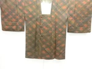 線描き模様道行コート